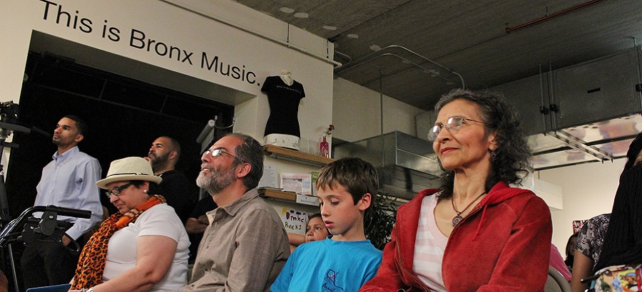 Audience at Bronx Music Heritage Center Lab